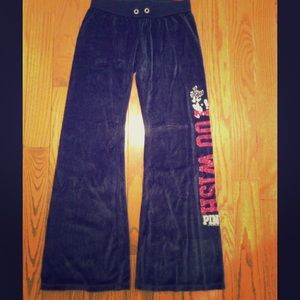 Velour pants
